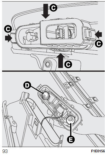 Fiat Punto. HECKLEUCHTEN
