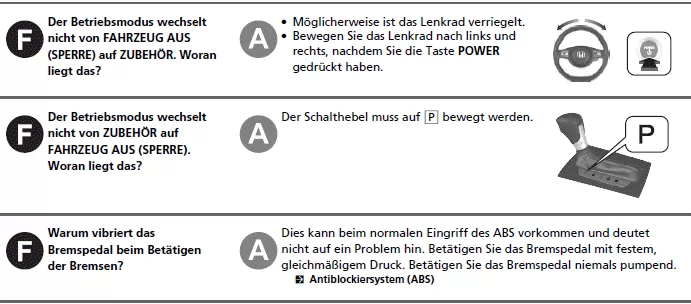Verhaltensweise in bestimmten Situationen