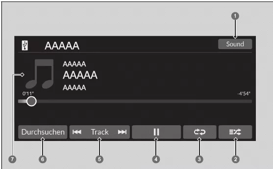 Wiedergabe eines iPods
