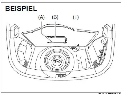 Suzuki Swift. Abschlepphaken