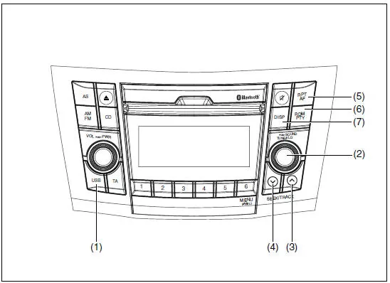 Suzuki Swift. Anhören von Dateien aus einem USB-Gerät
