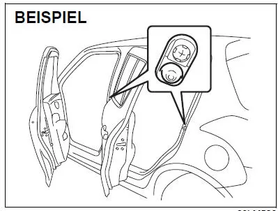 Suzuki Swift. Schalter für Innenbeleuchtung 