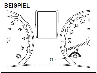 Suzuki Swift. Helligkeitsregelung 